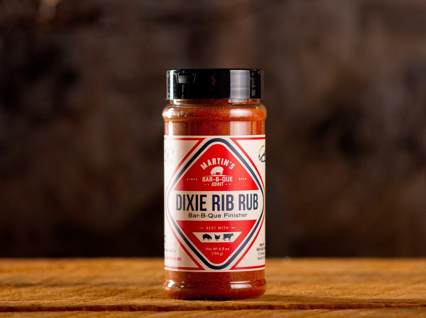 Dixie Rub Shaker