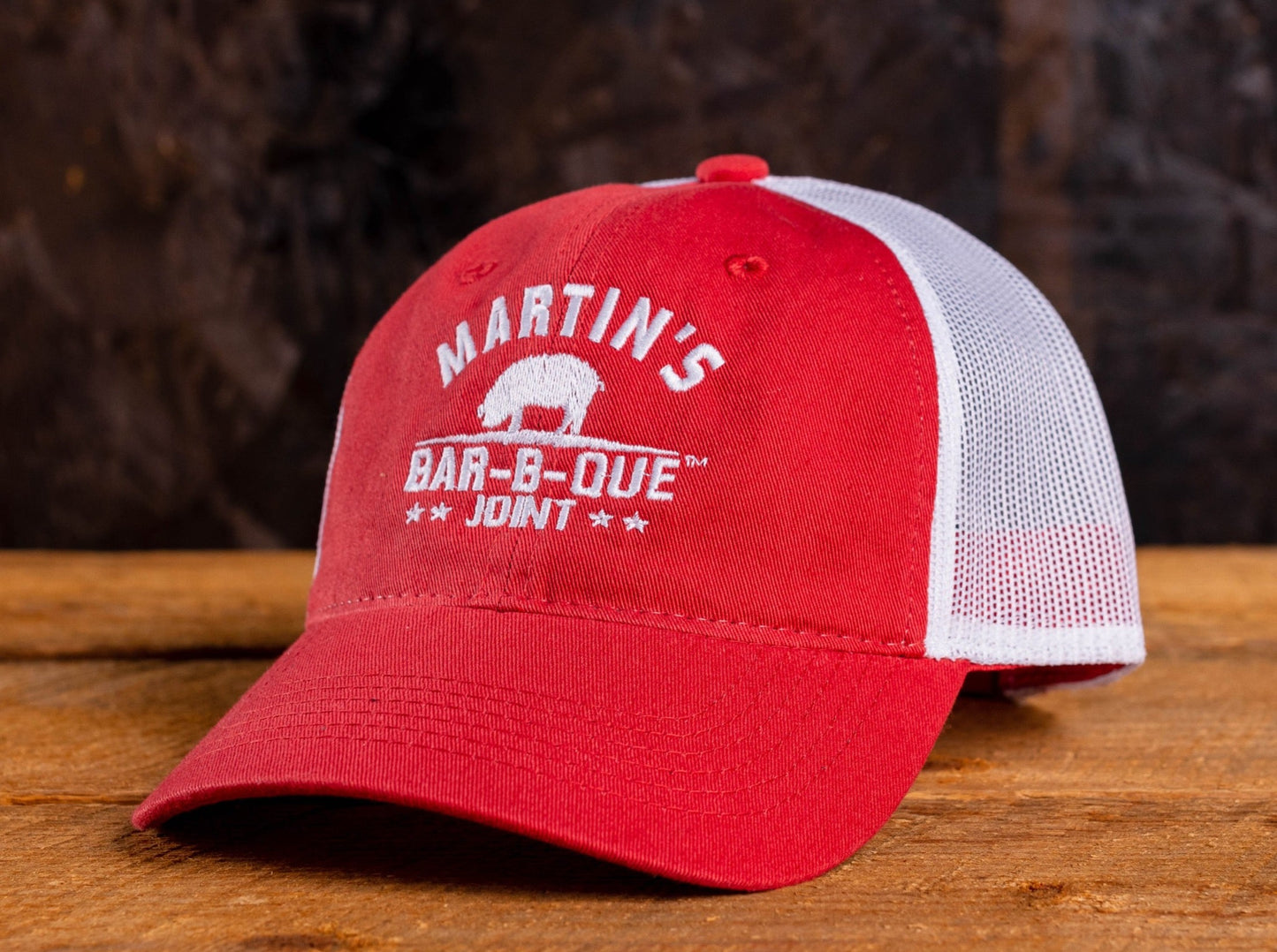 Nantucket Red Mesh Logo Hat