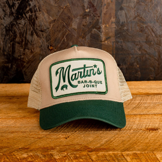 Patch Trucker Hat - Khaki/Green