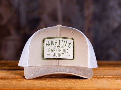 Martin's BBQ Patch Hat - Khaki