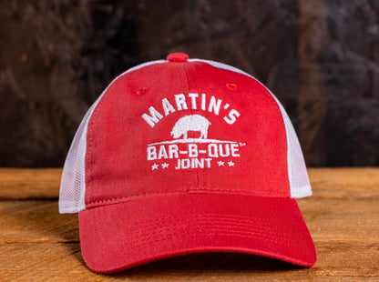 Nantucket Red Mesh Logo Hat