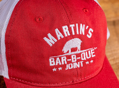 Nantucket Red Mesh Logo Hat